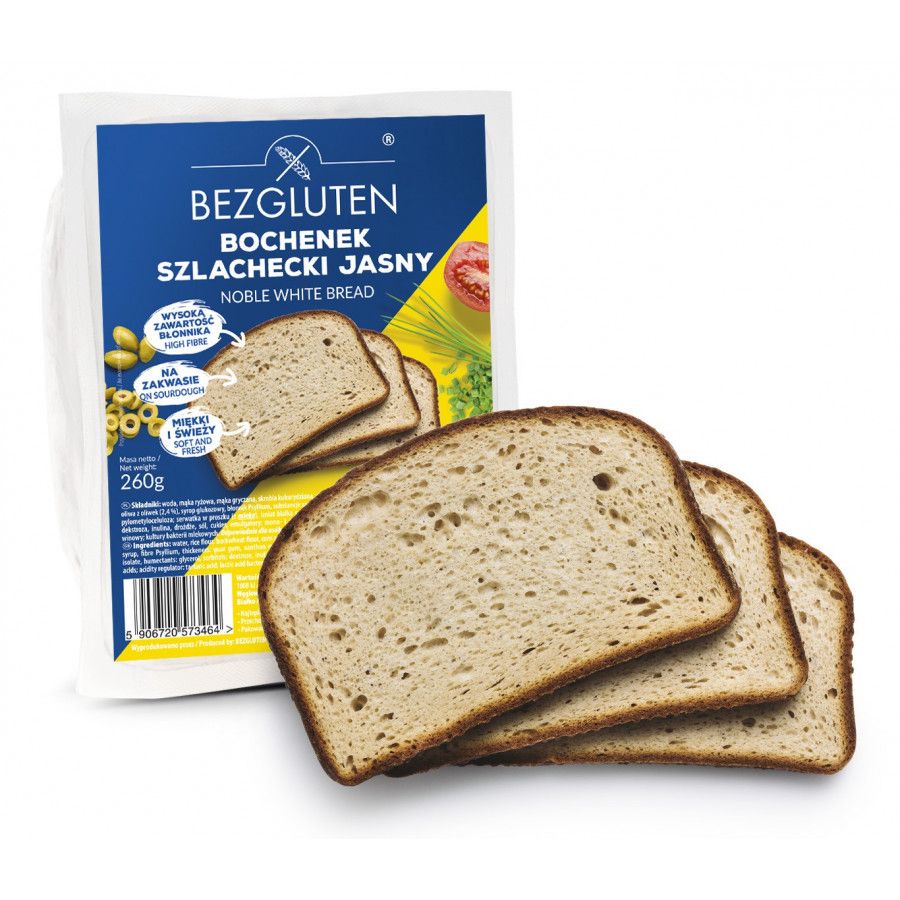 BEZGLUTEN Bochník světlý bez lepku 260 g BEZGLUTEN