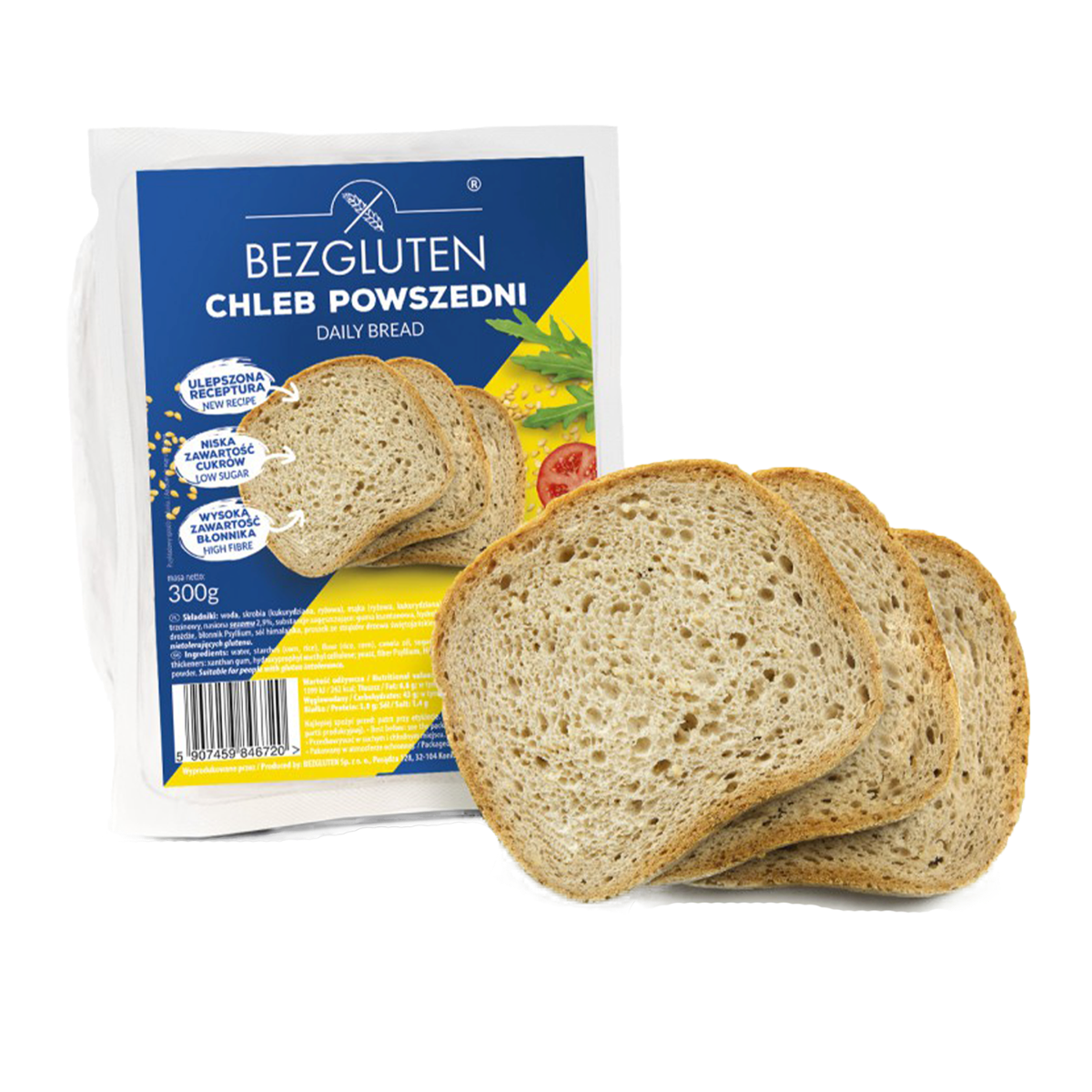 BEZGLUTEN Chléb denní bez lepku 300 g BEZGLUTEN