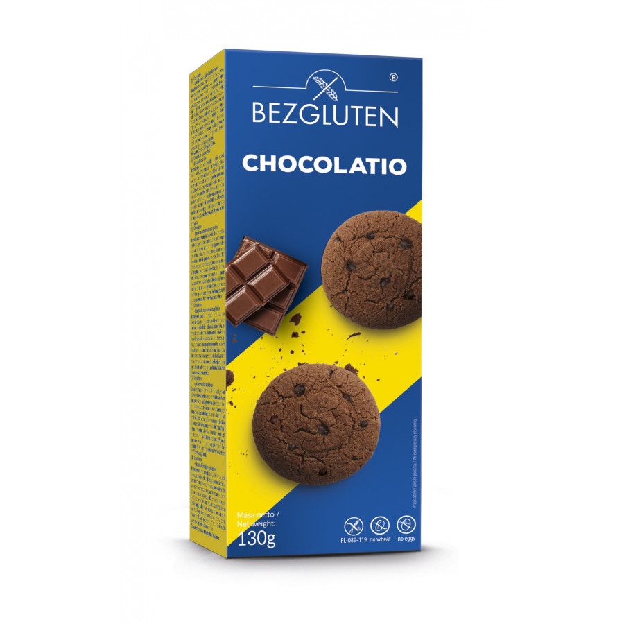 BEZGLUTEN Chocolatio čokoládové cookies bez lepku 130 g BEZGLUTEN