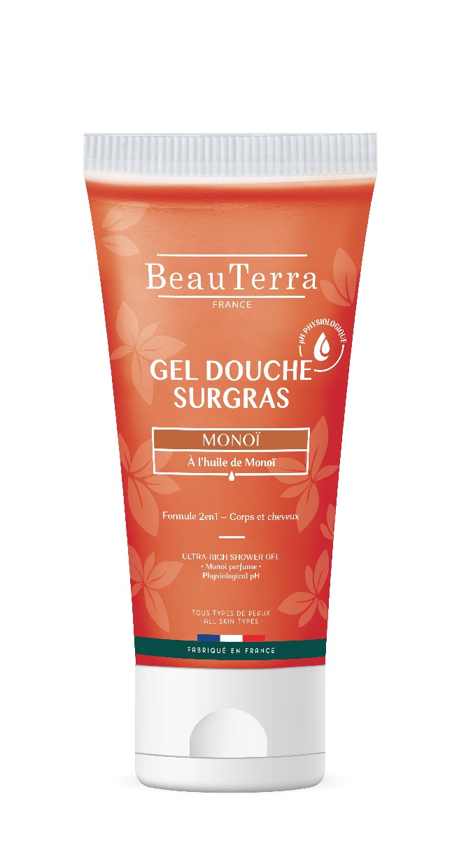 BeauTerra Sprchový gel ultra výživný Monoi 200 ml BeauTerra