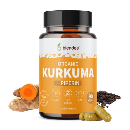 Blendea Kurkuma+piperin 90 kapslí Blendea