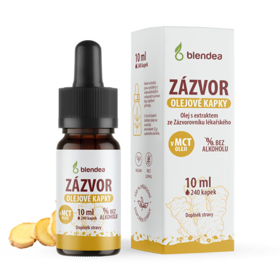 Blendea Zázvor olejové kapky 10 ml Blendea