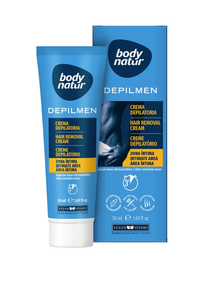 Body Natur Depilmen depilační krém na intimní partie pro muže 50 ml Body Natur