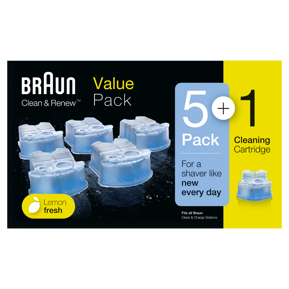 Braun Clean&Renew CCR5+1 náhradní náplň 6 ks Braun