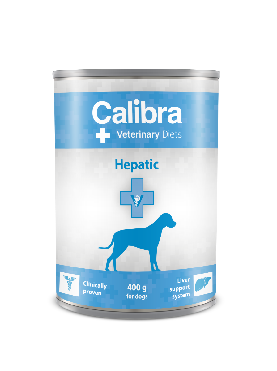 Calibra VD Dog Hepatic konzerva 400 g Calibra