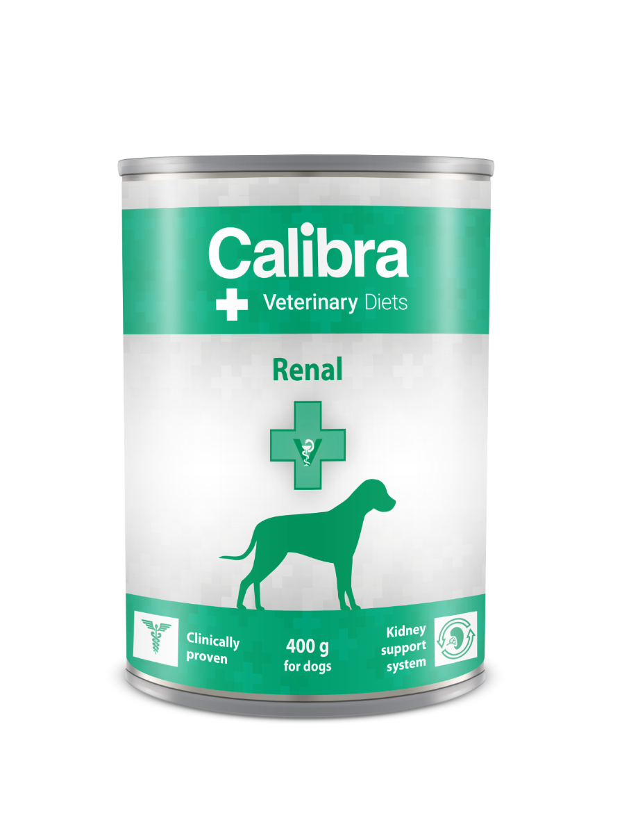 Calibra VD Dog Renal konzerva 400 g Calibra