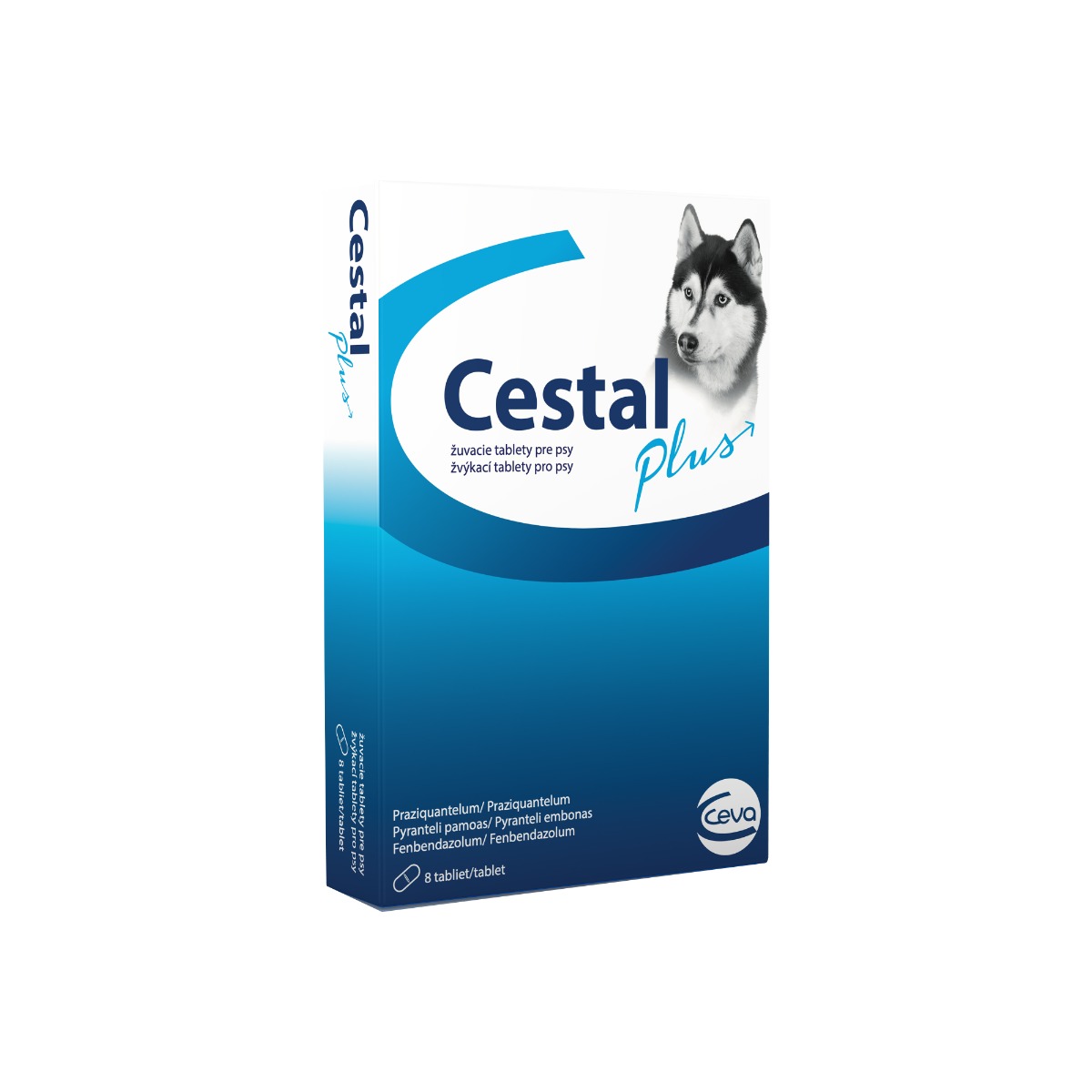 Cestal Plus 50 mg/144 mg/200 mg pro psy 8 žvýkacích tablet Cestal