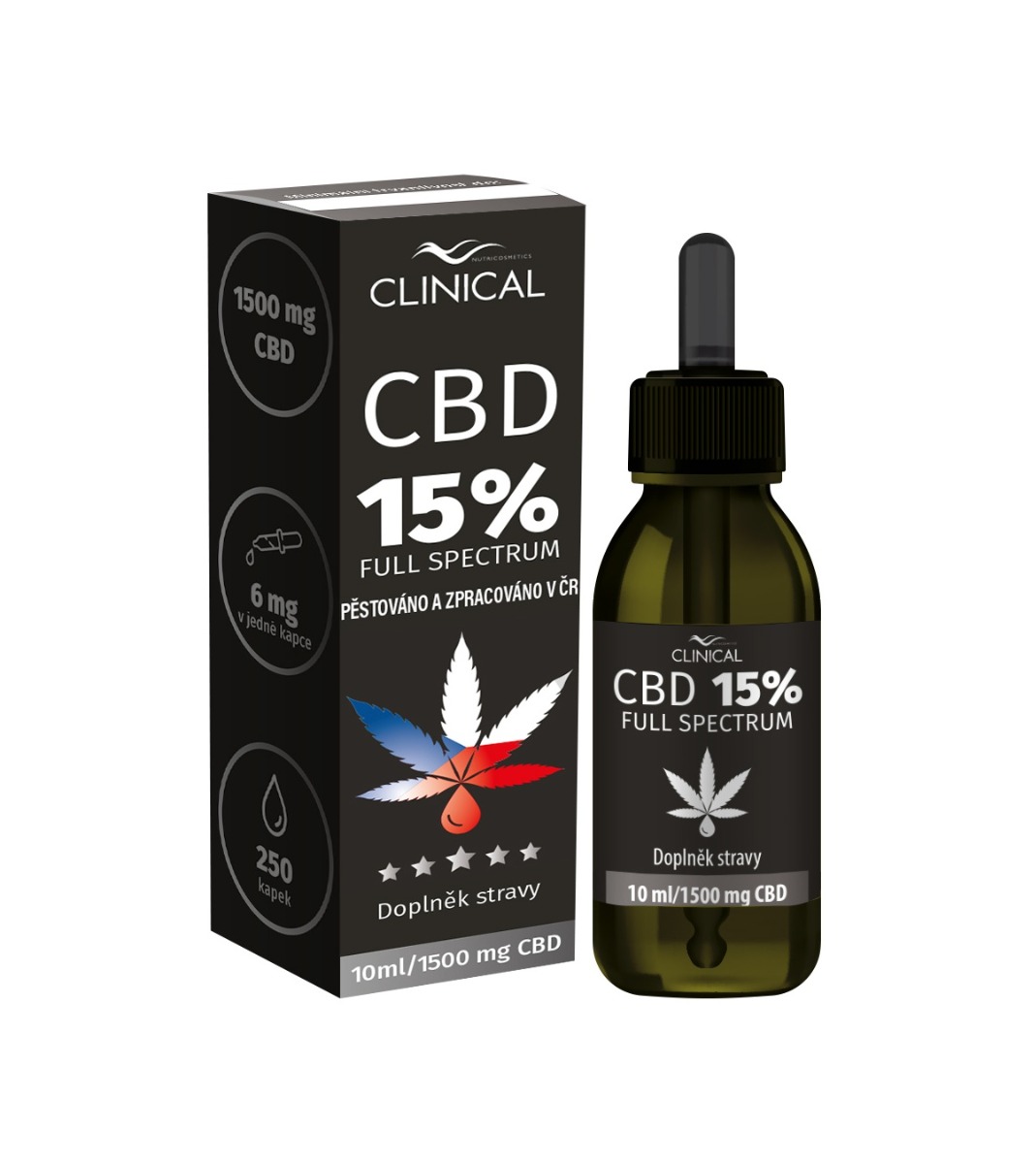 Clinical CBD 15% Full Spectrum 10 ml Clinical