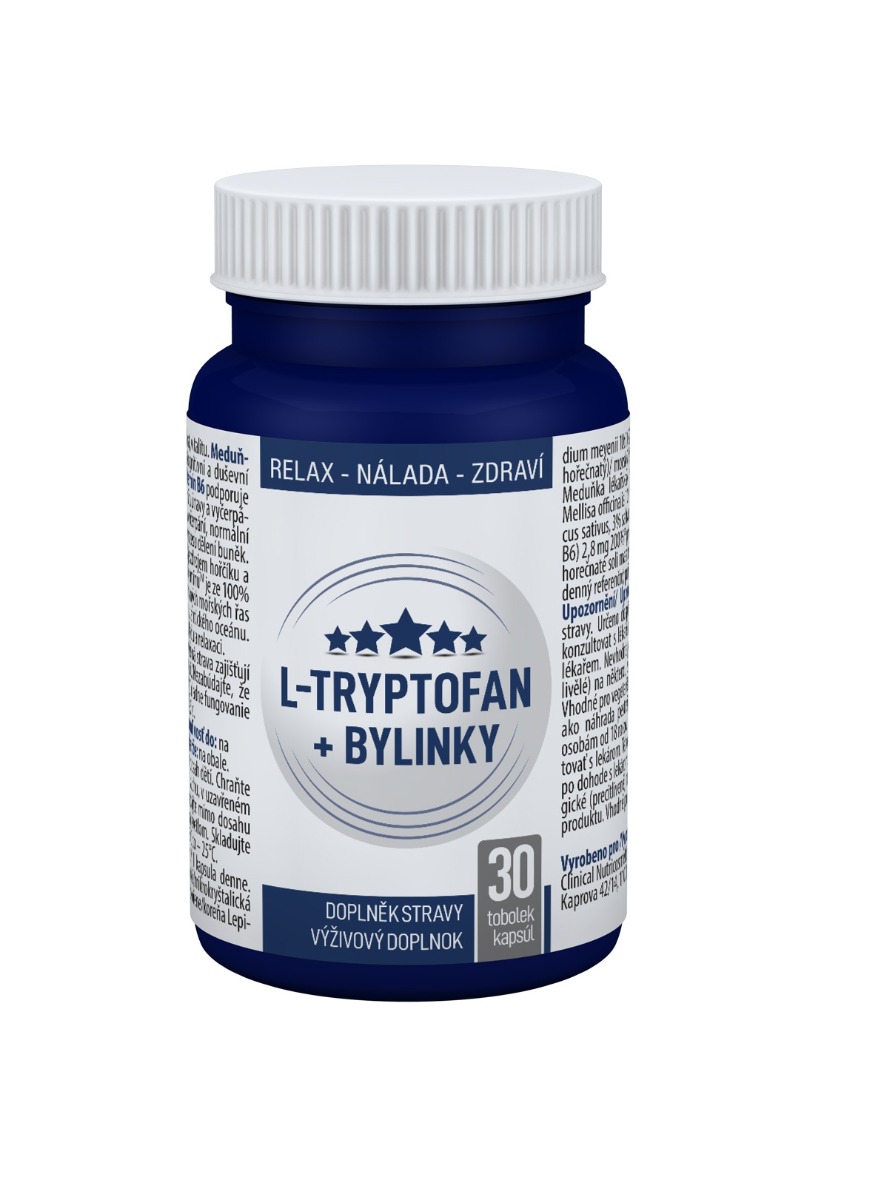 Clinical L-Tryptofan + bylinky 30 tobolek Clinical