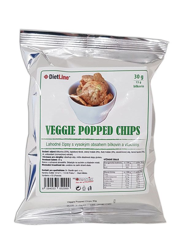 DietLine Veggie Popped Chips 30 g DietLine