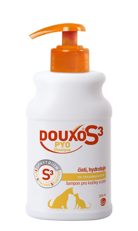 Douxo S3 Pyo šampon pro psy a kočky 200 ml Douxo