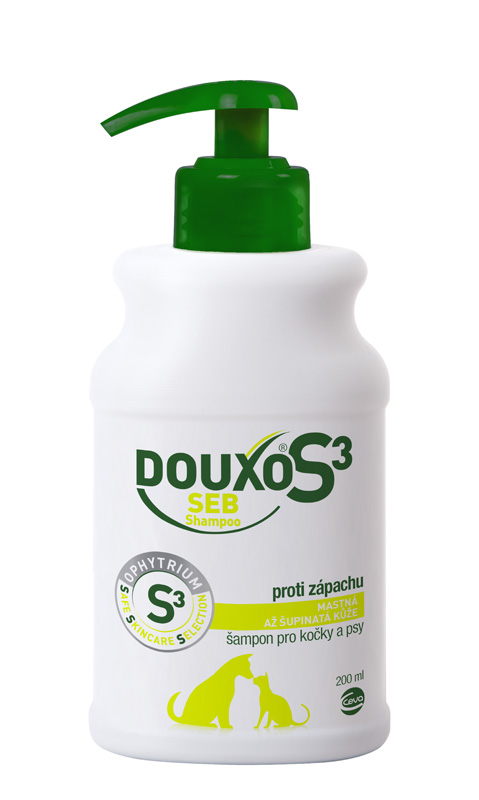 Douxo S3 Seb šampon pro psy a kočky 200 ml Douxo
