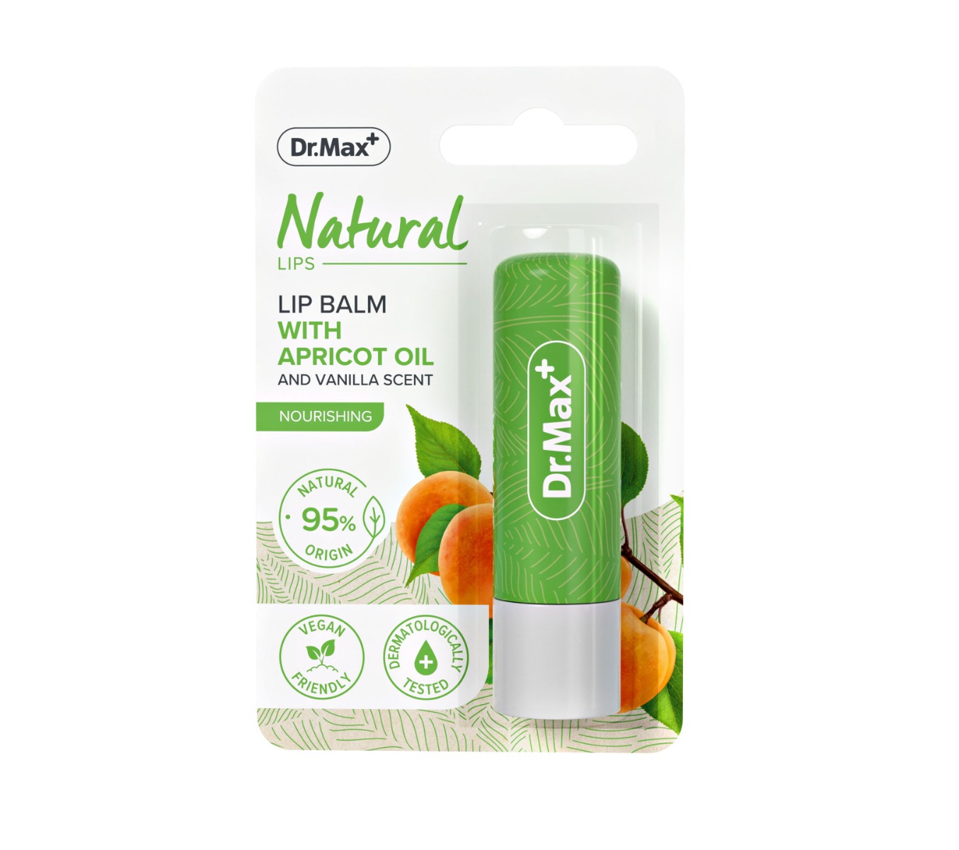 Dr.Max Natural Lip Balm Apricot 4