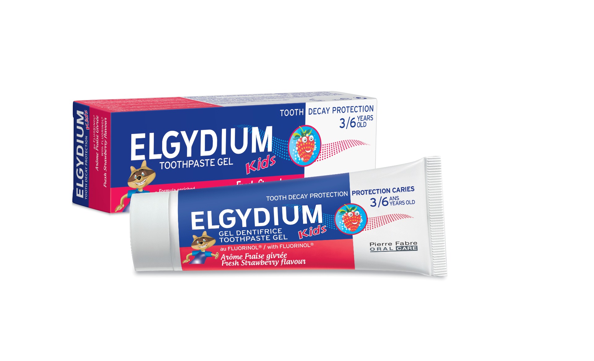 ELGYDIUM Kids Zubní pasta s jahodovou příchutí 50 ml ELGYDIUM