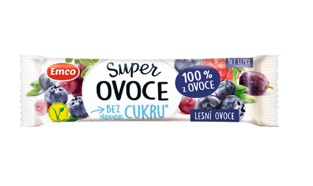 Emco Tyčinka 100 % z ovoce lesní ovoce 30 g Emco