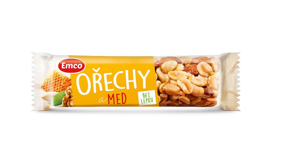 Emco Tyčinka ořechy a med 35 g Emco