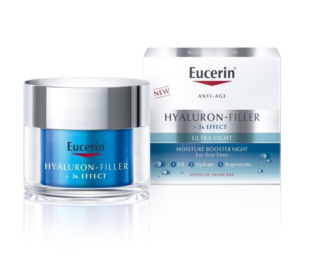 Eucerin Hyaluron-Filler + 3x Effect noční hydratační booster 50 ml Eucerin