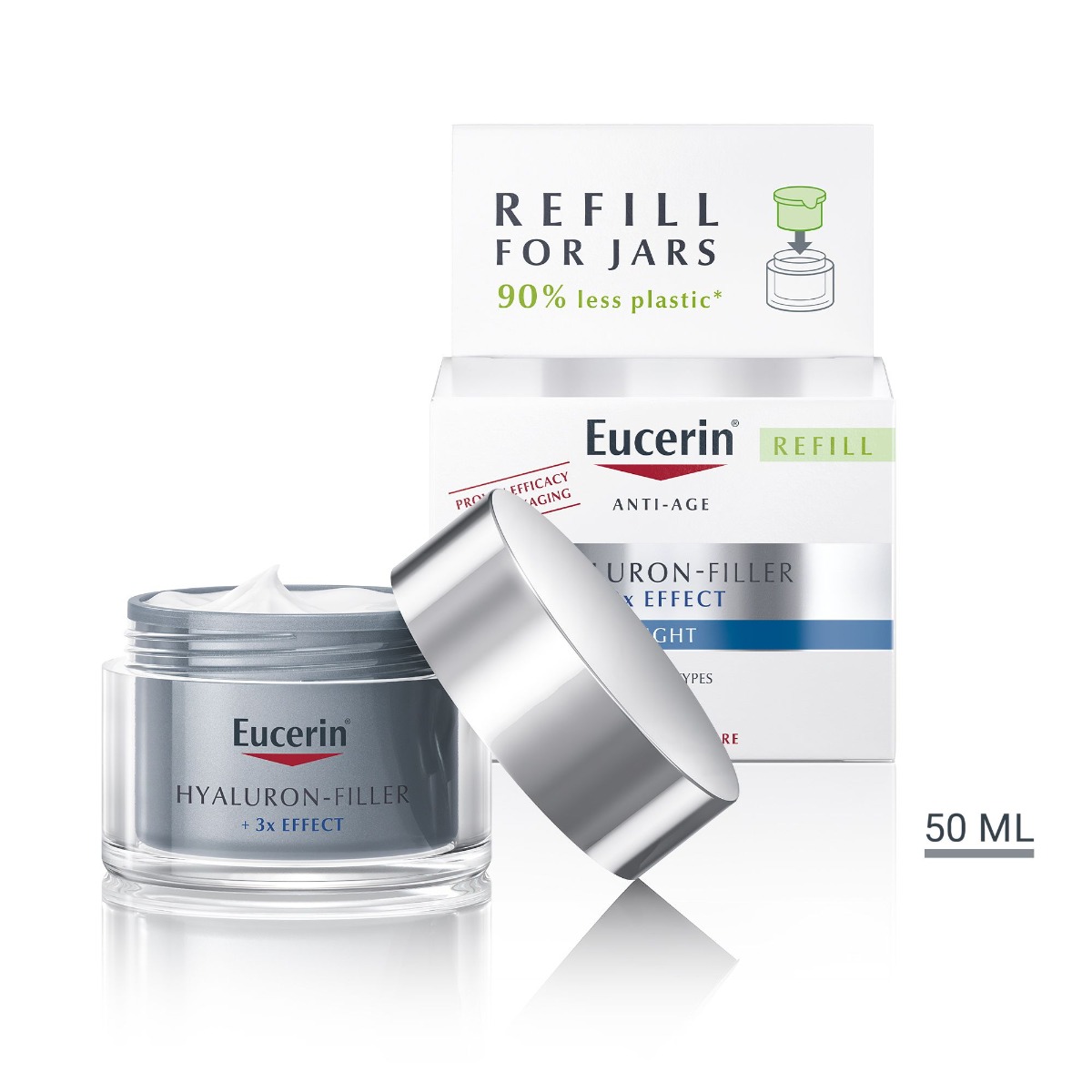 Eucerin Hyaluron-Filler + 3x Effect noční krém refill 50 ml Eucerin