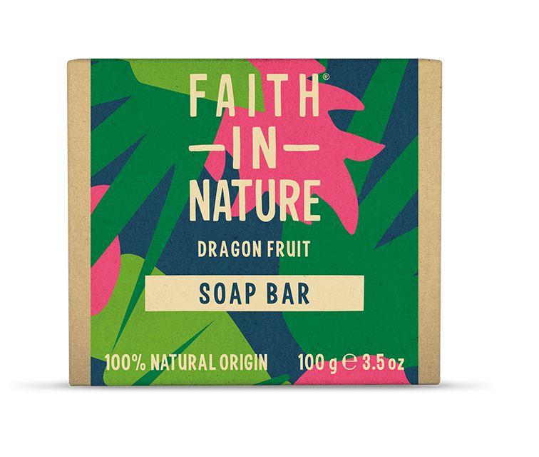 Faith in Nature Rostlinné tuhé mýdlo Dračí ovoce 100 g Faith in Nature