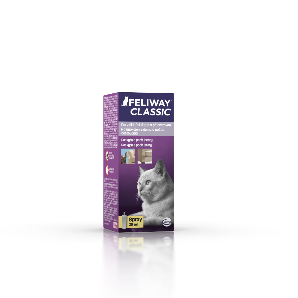 Feliway Classic cestovní sprej pro kočky 20 ml Feliway