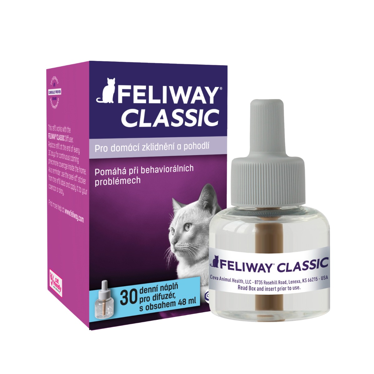 Feliway Classic náhradní náplň pro kočky 48 ml Feliway