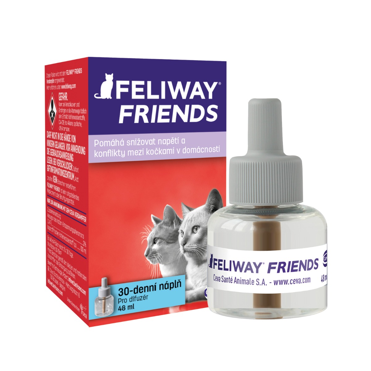 Feliway Friends náhradní náplň pro kočky 48 ml Feliway