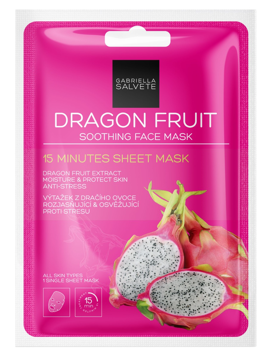 Gabriella Salvete Revitalizační pleťová maska Dragon fruit 1 ks Gabriella Salvete