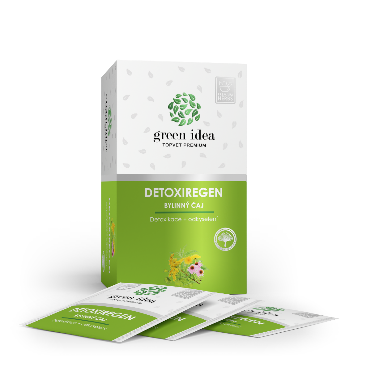 Green idea Detoxiregen bylinný čaj 20x1