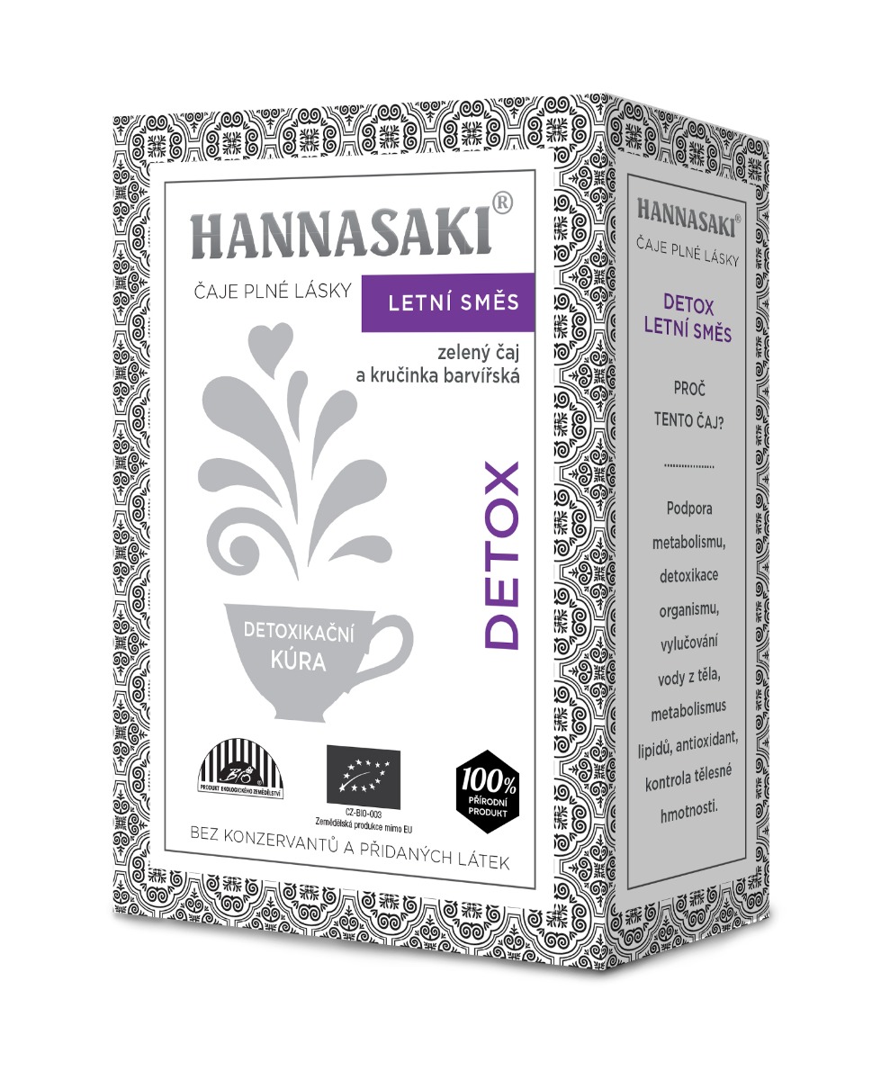 Hannasaki Detox Letní směs BIO sypaný čaj 50 g Hannasaki
