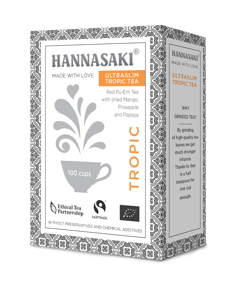 Hannasaki Ultraslim Tropic Tea BIO sypaný čaj 50 g Hannasaki