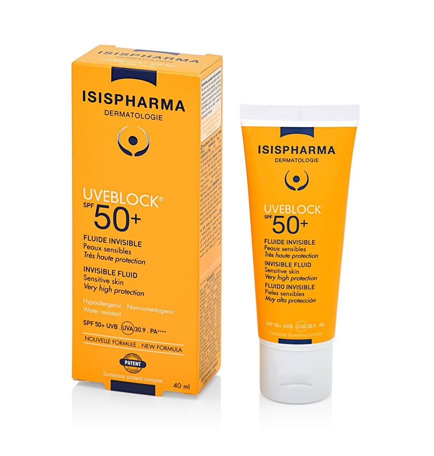 ISISPHARMA UVEBLOCK Invisible Fluid SPF50+ 40 ml ISISPHARMA