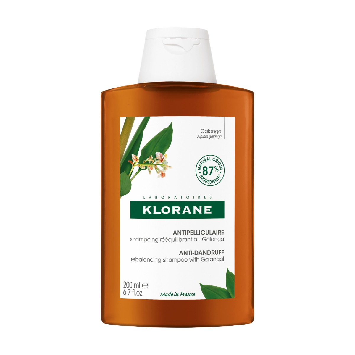 KLORANE Šampon proti lupům s galangalem 200 ml KLORANE