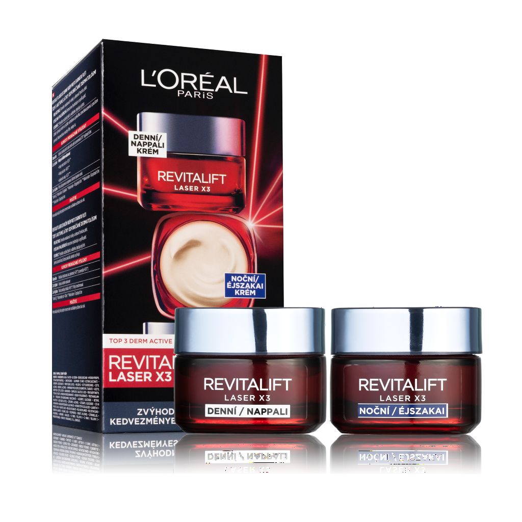 Loréal Paris Revitalift Laser X3 Duopack denní a noční krém 2x50 ml Loréal Paris