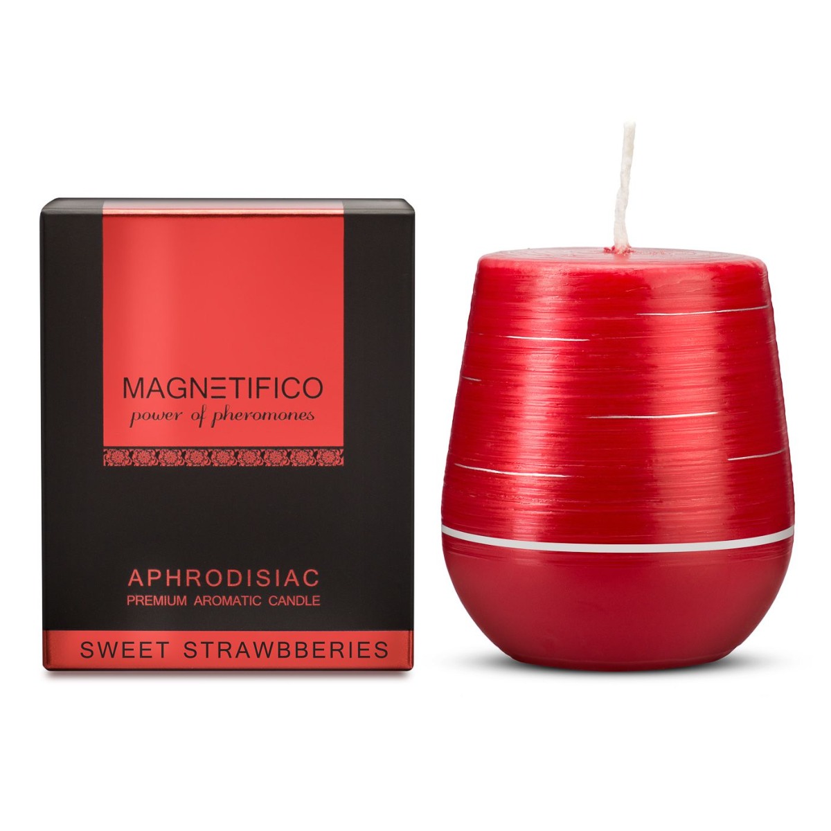 MAGNETIFICO Aphrodisiac candle Sweet Strawberries vonná svíčka 200 g MAGNETIFICO