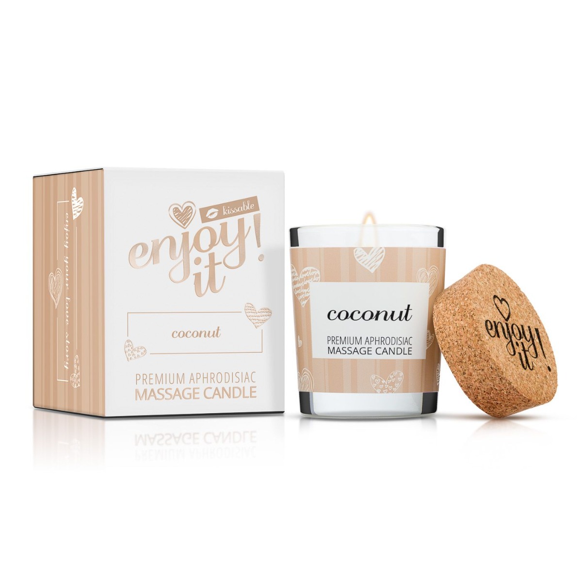 MAGNETIFICO enjoy it! Coconut masážní svíčka 70 ml MAGNETIFICO