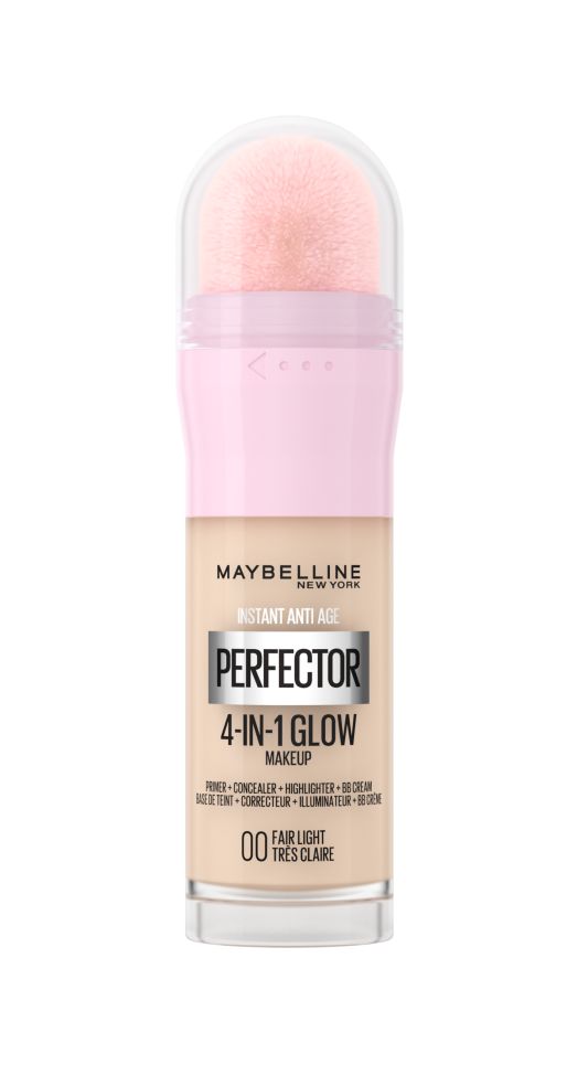Maybelline Perfector 4-in-1 Glow 00 Fair rozjasňující make-up 20 ml Maybelline