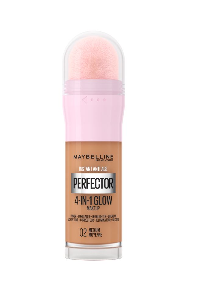 Maybelline Perfector 4-in-1 Glow 02 Medium rozjasňující make-up 20 ml Maybelline
