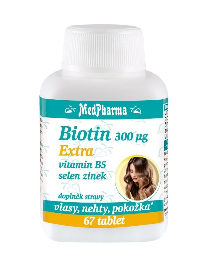 Medpharma Biotin 300 µg Extra 67 tablet Medpharma