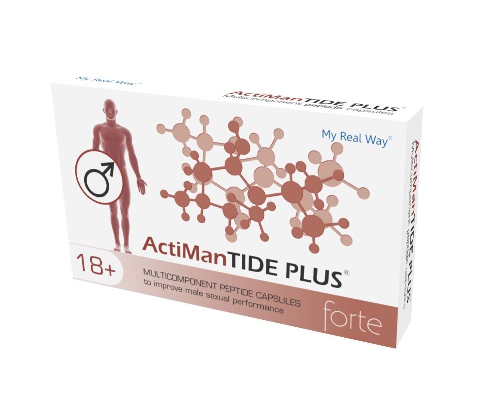 My Real Way ActiManTIDE PLUS forte 18+ 30 kapslí My Real Way