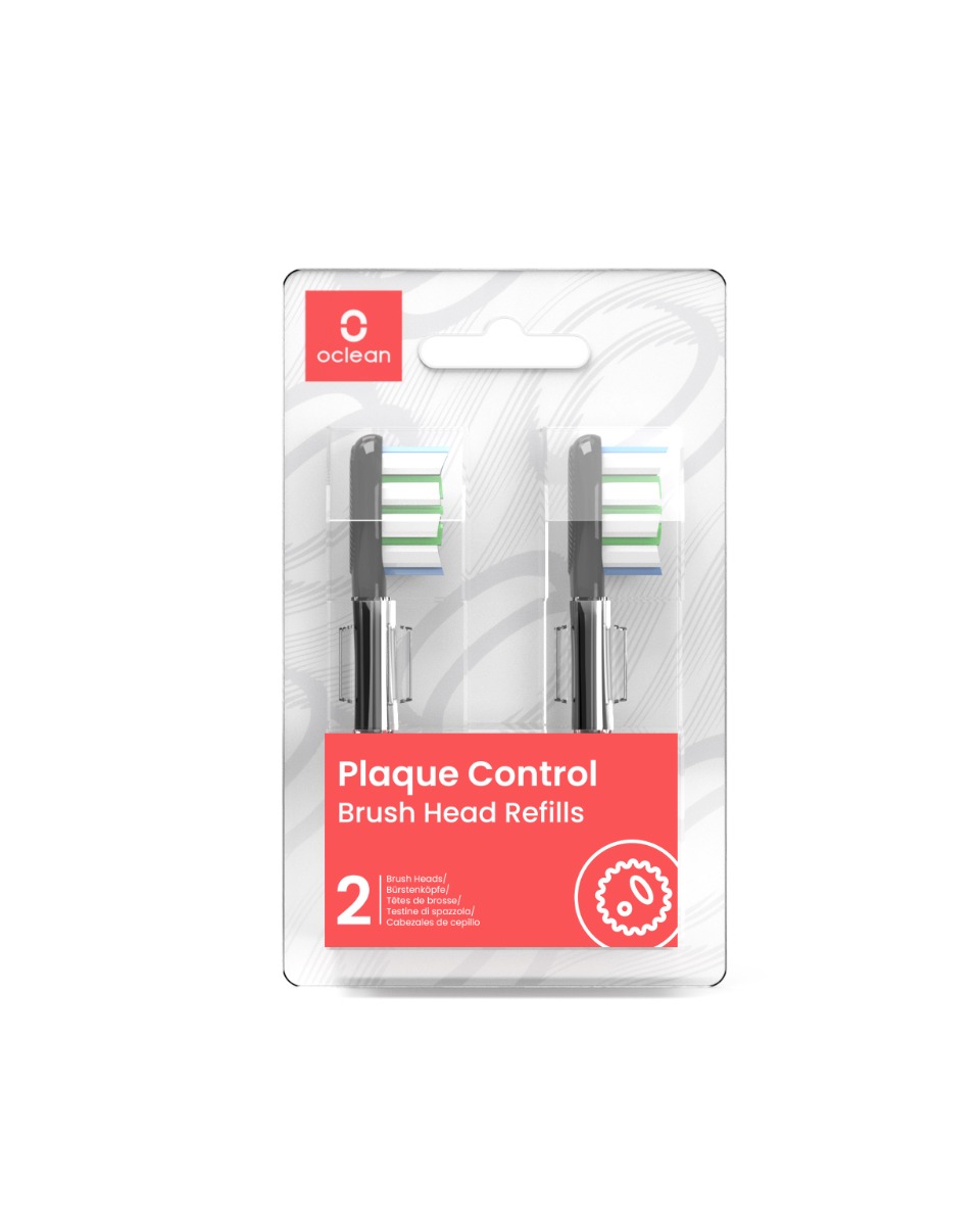 Oclean Plaque Control Medium náhradní hlavice 2 ks černé Oclean