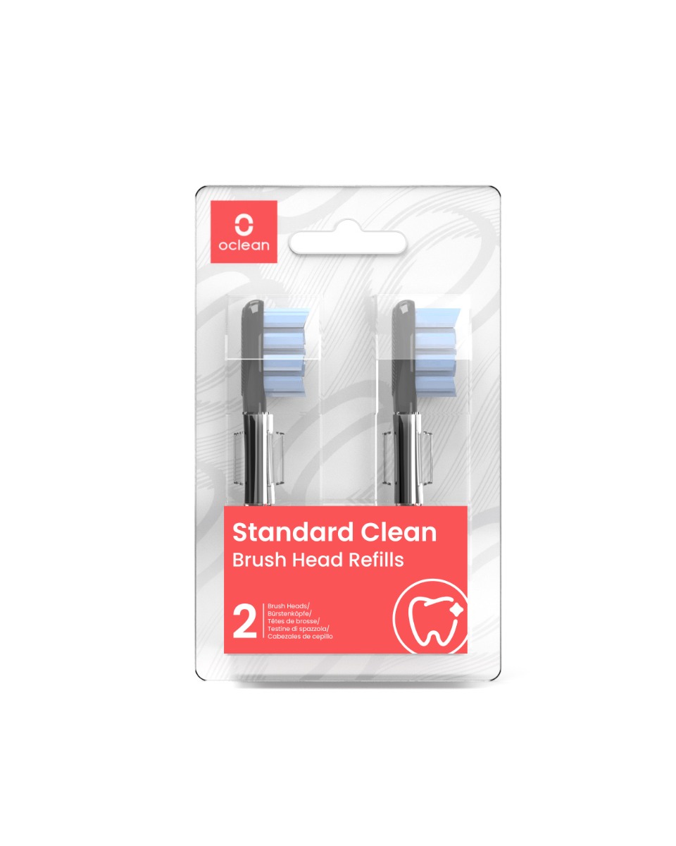 Oclean Standard Clean Soft náhradní hlavice 2 ks černé Oclean