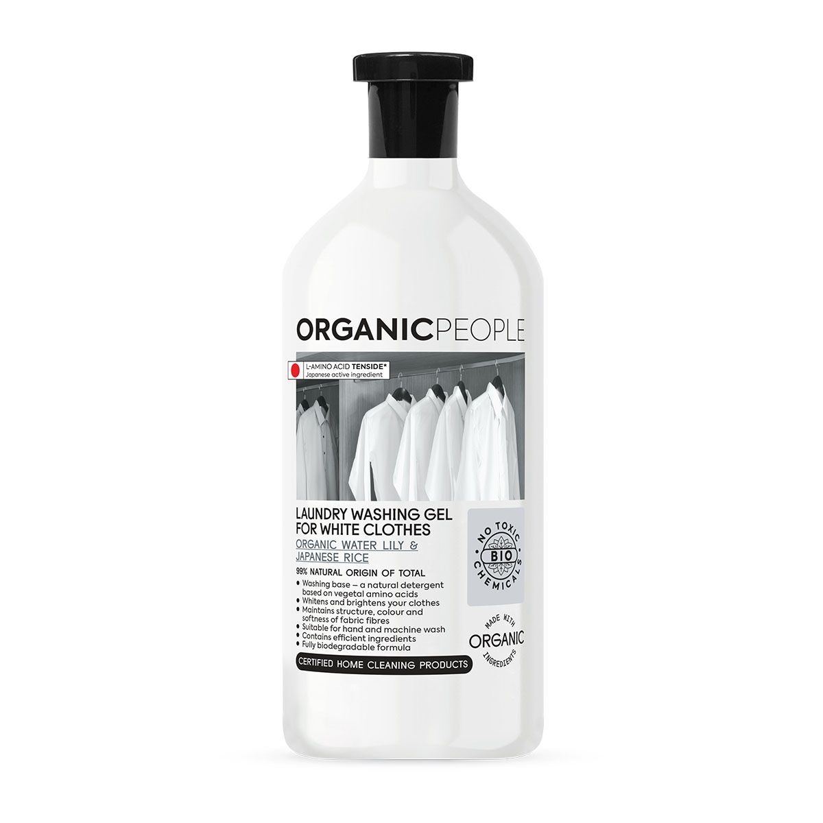 Organic People Eko prací gel na bílé prádlo 1000 ml Organic People