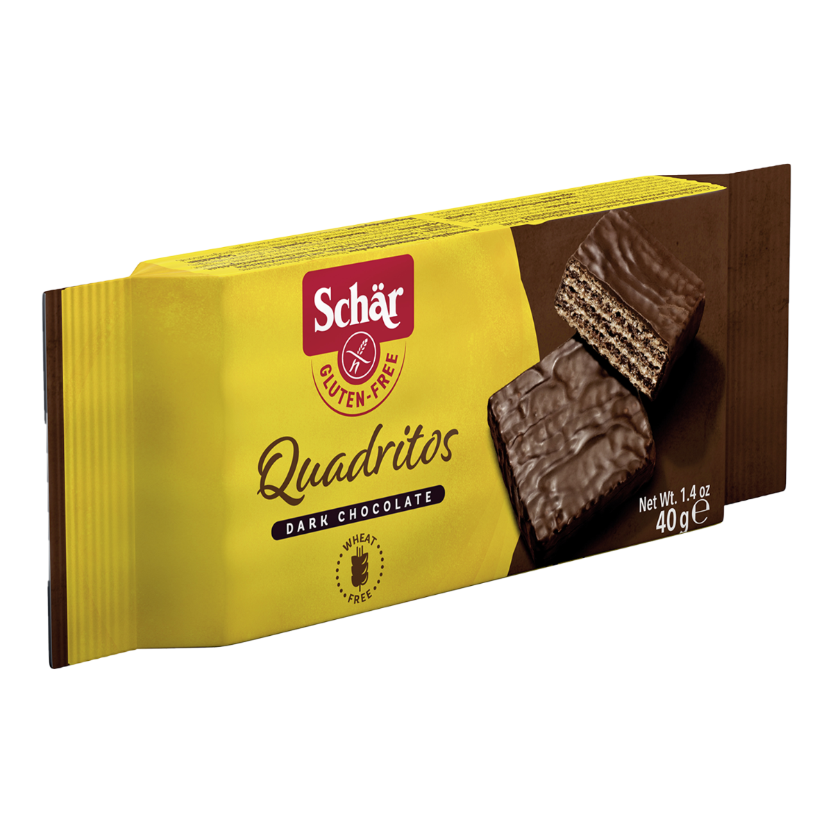 SCHÄR Quadritos čokoládové oplatky bezlepkové 40 g SCHÄR