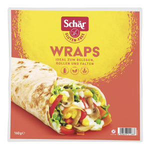 SCHÄR Wraps tortilla bez lepku 160 g SCHÄR