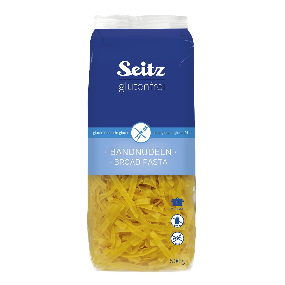 SEITZ Těstoviny Tagliatelle široké nudle bez lepku 500 g SEITZ