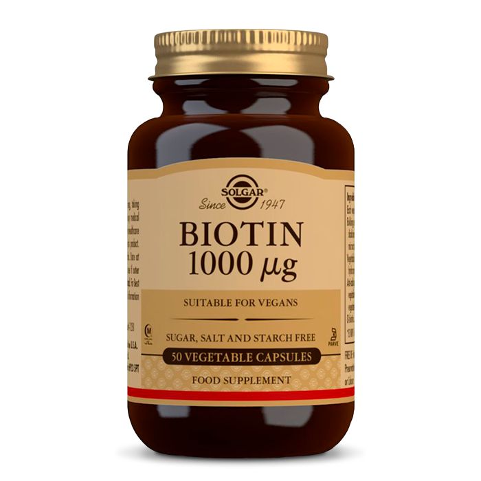 Solgar Biotin 1000 mcg 50 kapslí Solgar