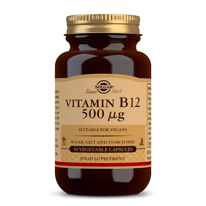 Solgar Vitamin B12 500 mcg 50 kapslí Solgar