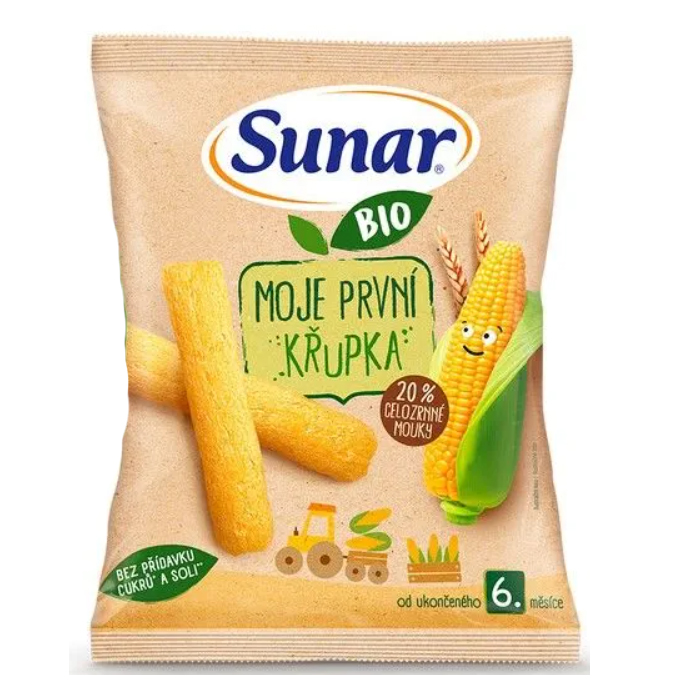 Sunar BIO Moje první křupka 25 g Sunar