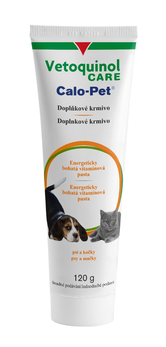 Vetoquinol Calo-Pet Energeticky bohatá vitamínová pasta psi a kočky 120 g Vetoquinol