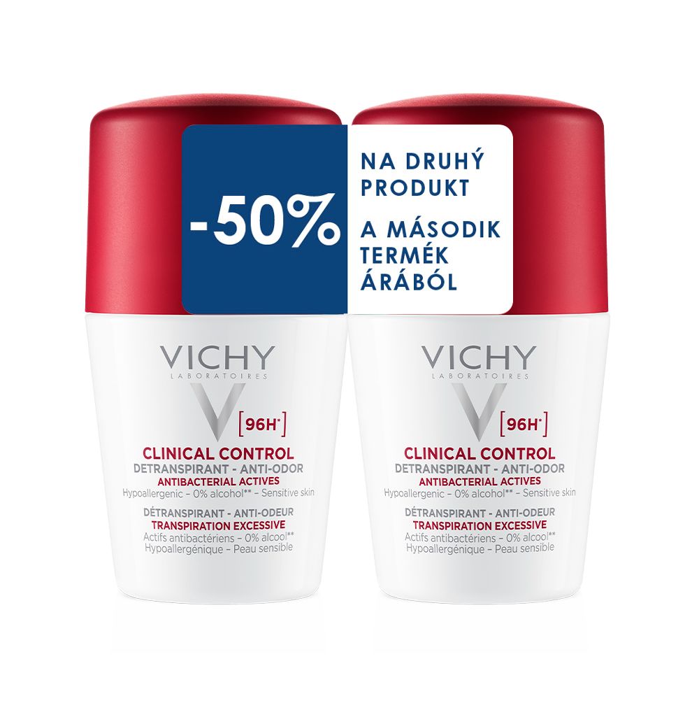 Vichy Deo 96H Detranspirant proti zápachu DUO 2x50 ml Vichy